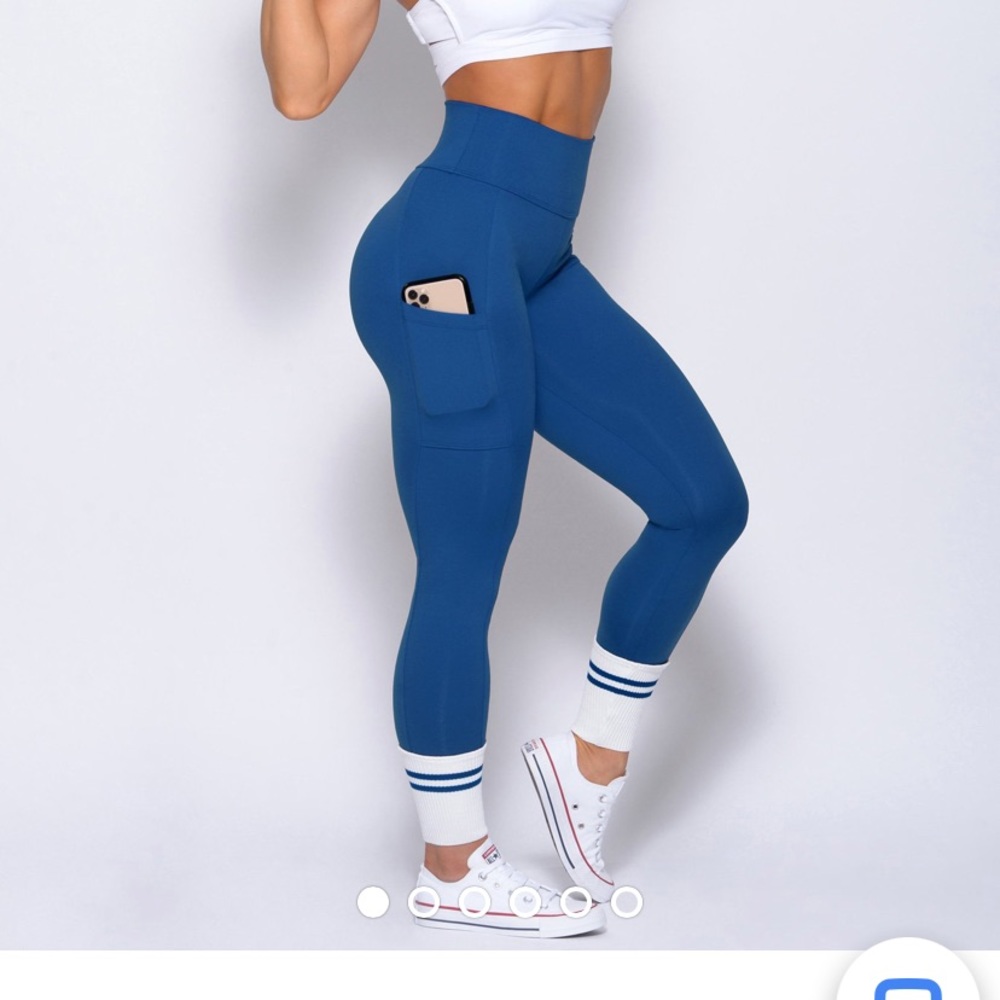 New with Tags - Blue Bombshell ankle sock leggings